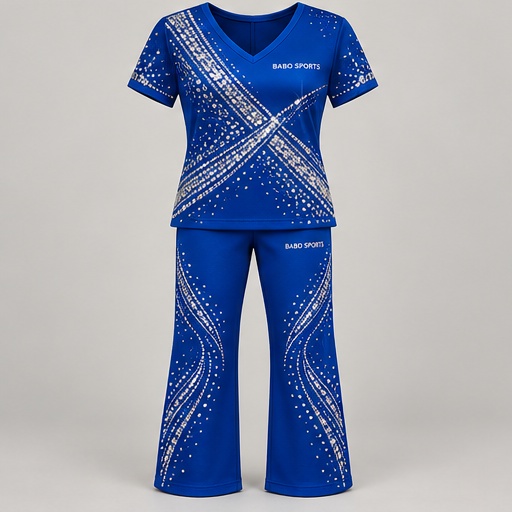 BABO SPORTS Rhinestone Shirts design 4